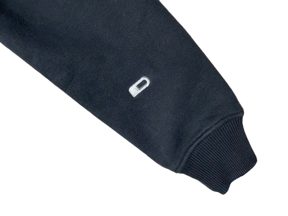 HOODIE WASHED BLACK