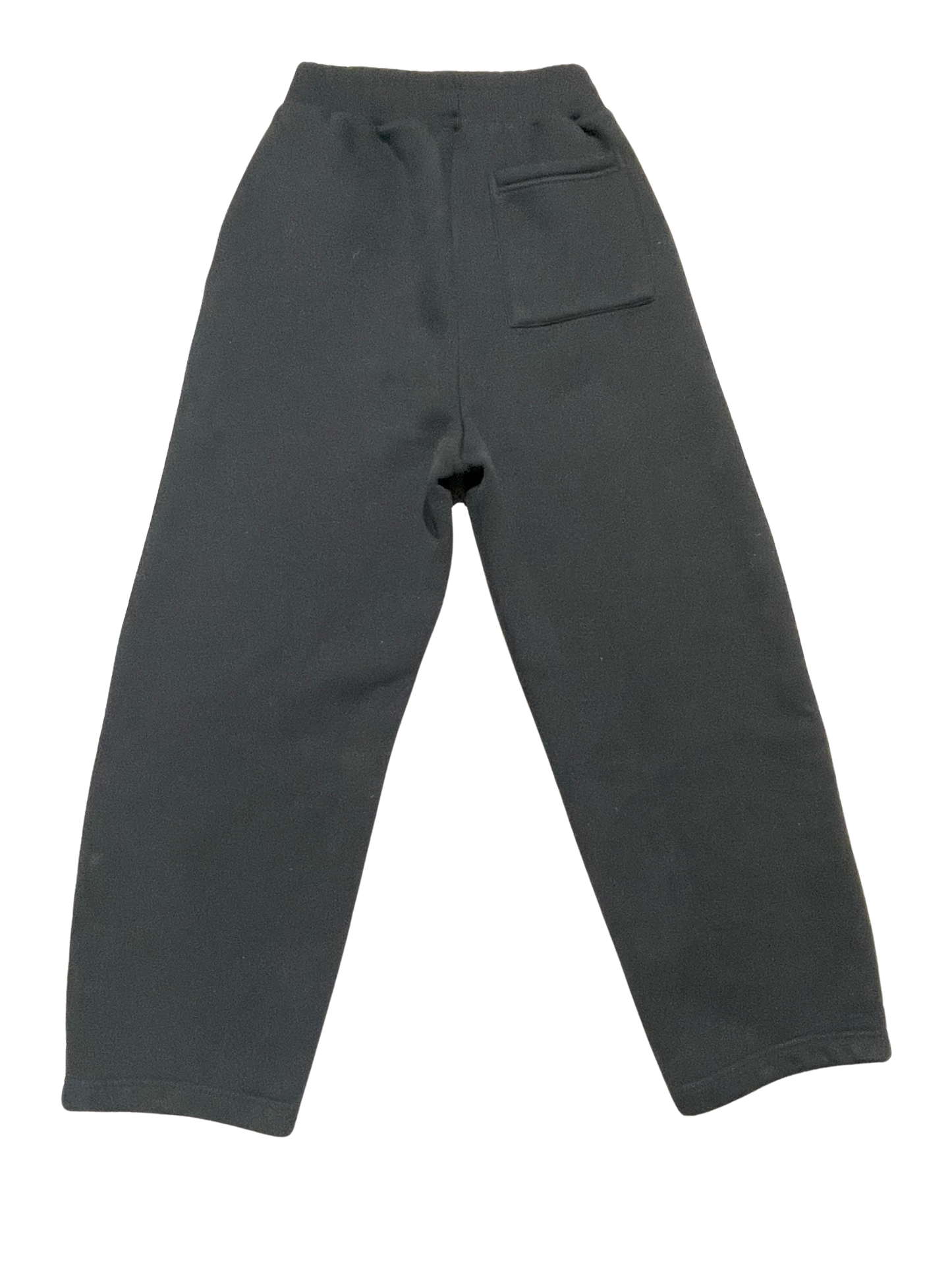 OPEN LEG JOGGERS WASHED BLACK